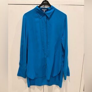 Reiss Silk Turquoise Blouse